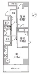 新御徒町駅 徒歩2分 8階の物件間取画像